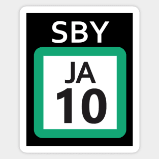 Shibuya Tokyo Sign - Saikyō Train Line Sticker